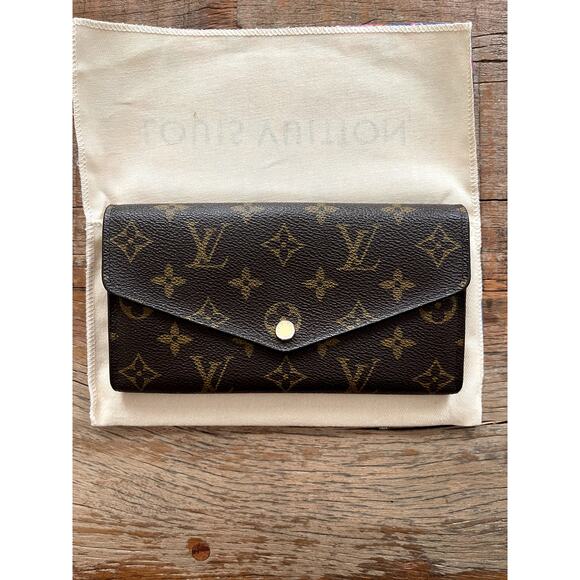 EUC Authentic Louis Vuitton Sara Wallet Monogram Long - Picture 1 of 9
